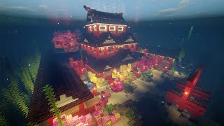 【マイクラ建築】カズさんワールドに贈り物のための竜宮城ができました#24【MENクラ】【カズさんワールド2021】