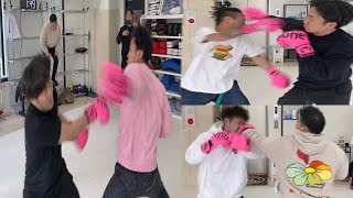 ガードマンと3対3でガチスパーリング