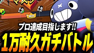 【ブロスタ】1万達成まで耐久ガチバトル！残り5日でプロ達成に向けてギア上げてやっていきます！