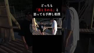 両方落とされると思ってる手押し相撲