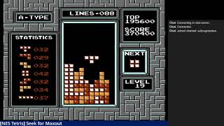 [NES Tetris] 2018/2/16 400k+/100lines in level 19