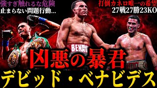 【デビッド・ベナビデス】”凶悪の暴君” スーパーミドル級史上最年少王者 頼むからカネロと戦ってくれ...!!! コカイン&体重超過など問題行動も多数 27戦全勝KO率86%